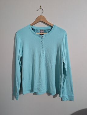 L.L. Bean Women's Large Long Sleeve Henley